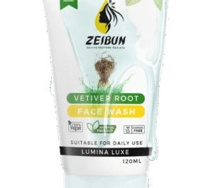 Vetiver Root Face Wash Gel by Zeibun Pakistan – natural deep cleansing gel for glowing skin.