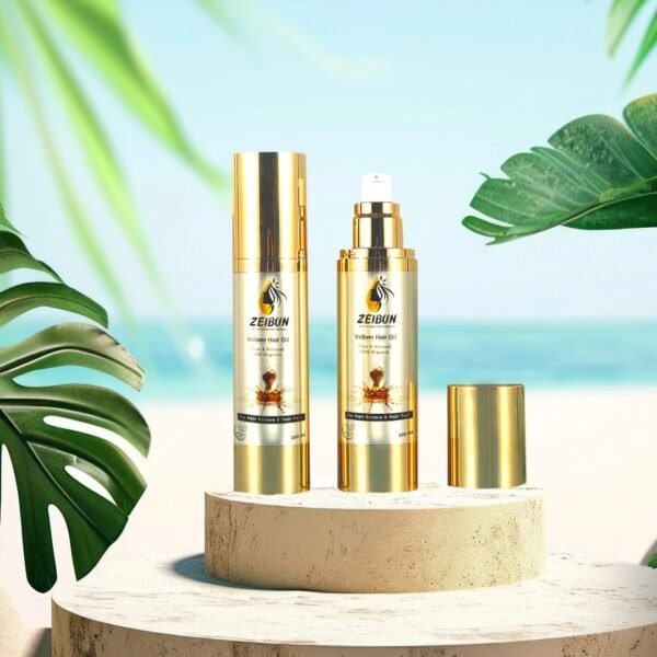 Vetiver Root Hair Oil – Natural Anti-Dandruff Reduce Anxiety & Hair Growth Oil