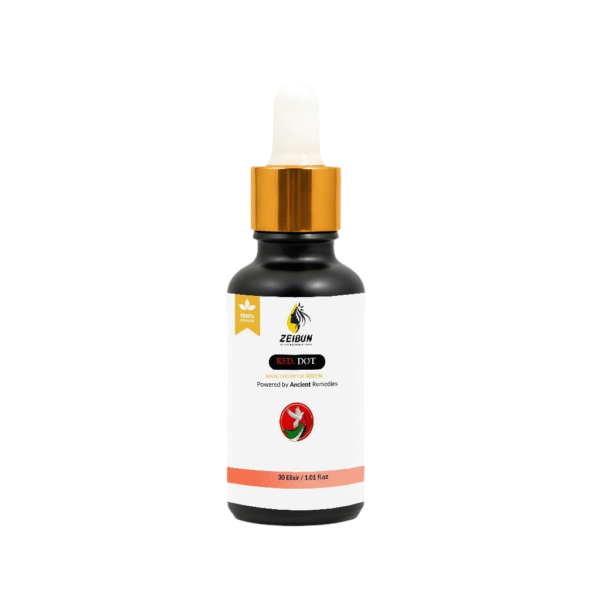 Reddot Hair Growth Serum by Zeibun Pakistan – premium natural hair regrowth and root strengthening serum.