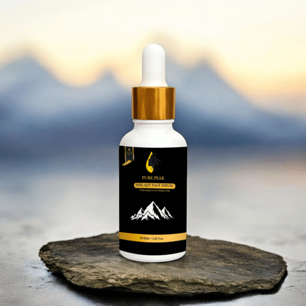 Zeibun Shilajit Skin Brightening Serum – organic face care and natural glow product made in Karachi Pakistan.