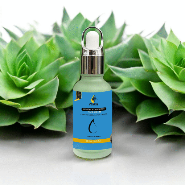 LUMIÈRA Hyaluronic Serum ingredients – hyaluronic acid, panthenol, allantoin and glycerine for skin hydration.